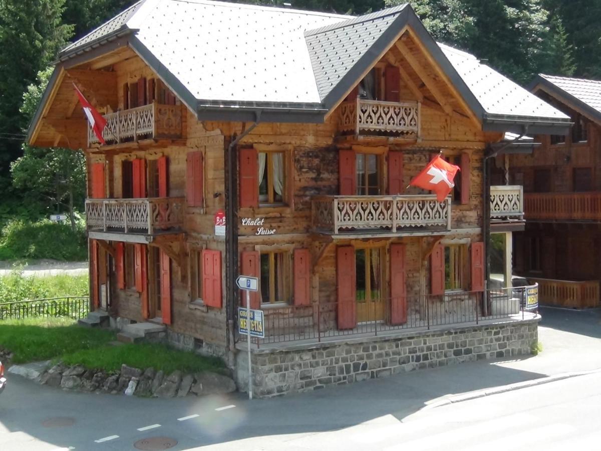 Chalet Suisse Bed And Breakfast Morgins Exterior foto